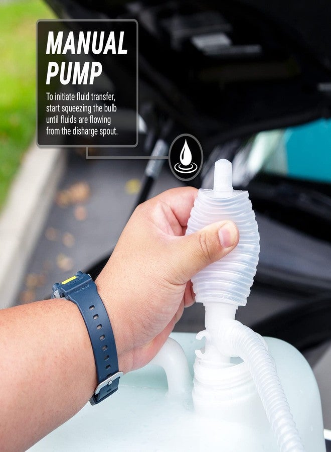 TERA PUMP TRDPF-24 Siphon Manual Hand Pump/BPA Free/Liquid Transfer Pump for Drinking Water/Gasoline/Kerosene, 1.8 GPM - Image 5
